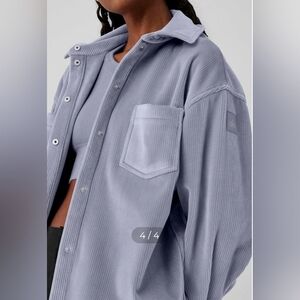 ALO Yoga Ribbed Velour Mountainside Shacket